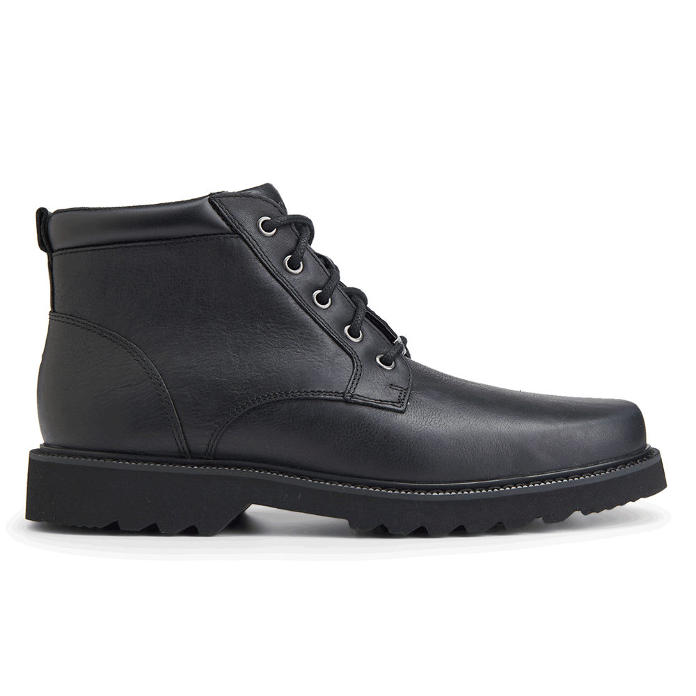 Rockport Singapore Mens Boots - Northfield Waterproof Plain Toe Black - EK9128603